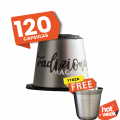 120 CAPSULAS TRADIZIONALE + 1 TAZA DE REGALO