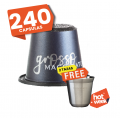 240 CAPSULAS GROSSO + 2 TAZA DE REGALO